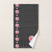 Elegant drijvende roze Lotus Flowers Bad Handdoek (Handdoek)
