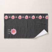 Elegant drijvende roze Lotus Flowers Bad Handdoek (Handdoek)