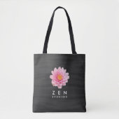 Elegant drijvende roze Lotus Flowers Tote Bag (Voorkant)