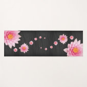Elegant drijvende roze Lotus Flowers Yogamat (Voorkant (horizontaal))