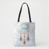 Elegant Drocatcher Abstract Gepersonaliseerd Tote Bag (Voorkant)