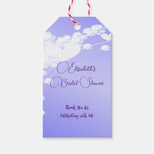 elegant dromerig cadeaulabel (Voorkant)