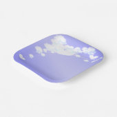 elegant dromerig papieren bordje (Gebogen)