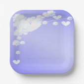 elegant dromerig papieren bordje (Voorkant)