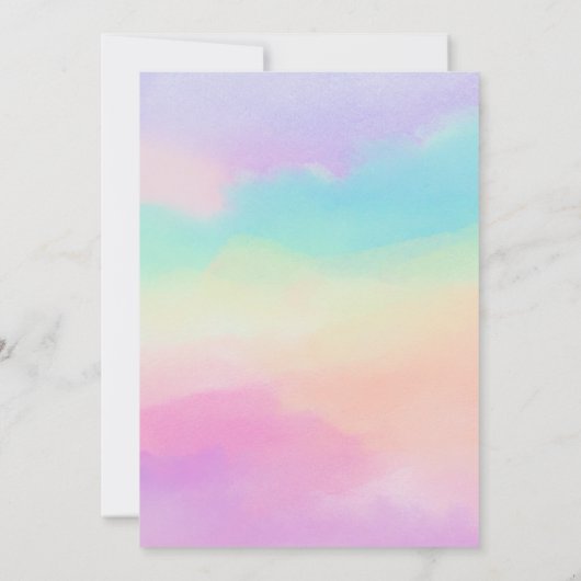 Elegant Dromerig Roze Bow Sweet 16 Verjaardagsfees Kaart (Achterkant)