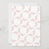 Elegant Druivenfruit Champagne Repetitie Diner Kaart (Achterkant)