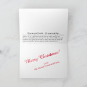 Elegant Drummond Clan's Castle Gardens Kerstmis H Kaart (Binnen)