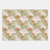 Elegant Dry Palms en Anthurium Inpakpapier Vel (Voorkant)