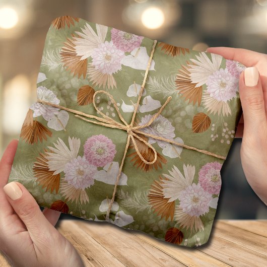 Elegant Dry Palms Tissuepapier