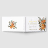 Elegant Dry Sinaasappels bruiloft gastenboek (Volledig)