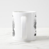 Elegant Duck Hunter Scene Graphic - Natuur en Wil Grote Koffiekop (Achterkant)