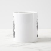 Elegant Duck Hunter Scene Graphic - Natuur en Wil Grote Koffiekop (Voorkant)