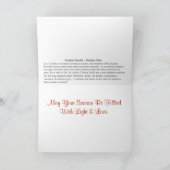 Elegant Dunbar Castle–Clan Dunbar Kerstmis Feestdagen Kaart (Binnen)