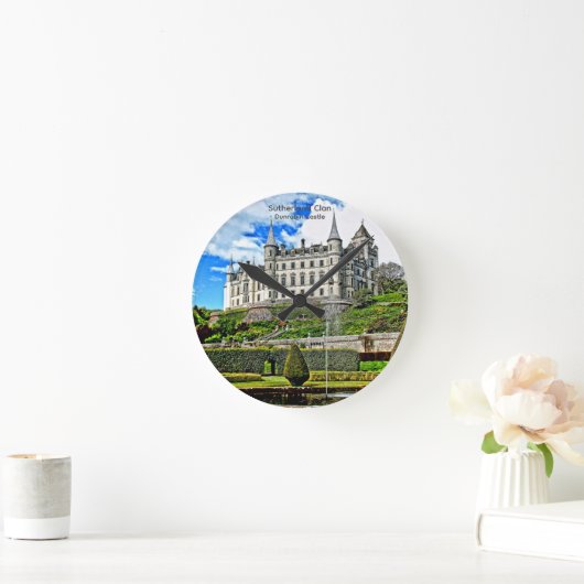 Elegant Dunrobin Castle Scotland Sutherland Clan Ronde Klok (Huis)