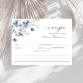 Elegant Dusty Blue Boho Vrijgezellenfeest Recipe K Briefkaart
