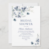 Elegant Dusty Blue Boho Winter VRIJGEZELLENFEEST Kaart (Voorkant)