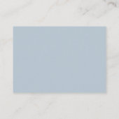 Elegant Dusty Blue Books for Baby Request Informatiekaartje (Achterkant)