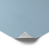 Elegant Dusty Blue Calligraphy Verloving Welcome Poster (Hoek)