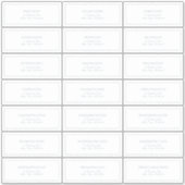 Elegant Dusty Blue Classic Script Guest Address Sticker (Voorkant)