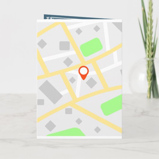 Elegant Dusty Blue en White Monogram Wedding (Achterkant)