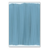 Elegant Dusty Blue Faux Glass Painted Wedding Kaart (Achterkant)
