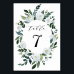 Elegant Dusty Blue Floral Rustic Garden Wedding Kaart<br><div class="desc">Design hebben sierlijke waterverf bloemenelementen in tinten van stoffig blauw,  staal,  mist en meer over een beschilderde groene krans. Uitzicht het collectie op deze pagina om overeenkomende items in dit ontwerp te vinden.</div>