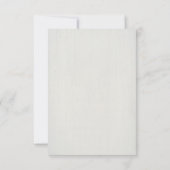 Elegant Dusty Blue Floral Wax Seal Wedding Bedankkaart (Achterkant)