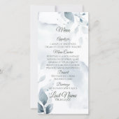 Elegant Dusty Blue Foliage (Voorkant)