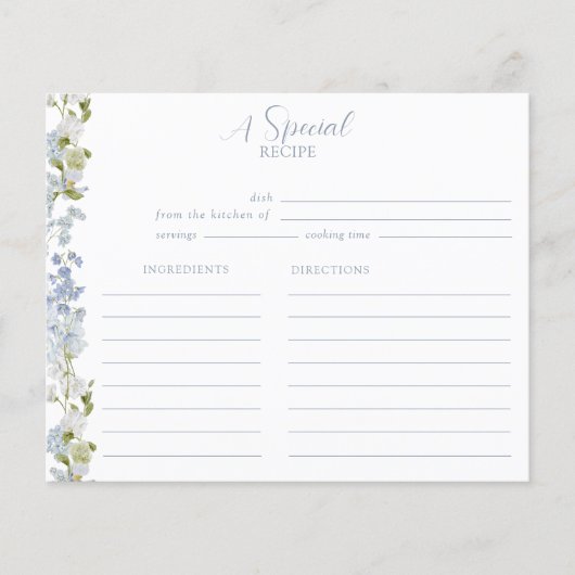 Elegant Dusty Blue Garden Vrijgezellenfeest Recept (Voorkant)