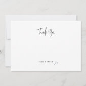 Elegant Dusty Blue Green Ribbon Foto Weddenschap Bedankkaart (Achterkant)