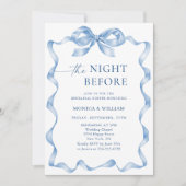 Elegant Dusty Blue Hand getrokken boog repetitie d Kaart (Voorkant)