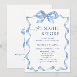 Elegant Dusty Blue Hand getrokken boog repetitie d Kaart