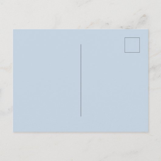 Elegant Dusty Blue Minimalist Afstuderen 3 Foto Uitnodiging Briefkaart (Achterkant)