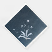 Elegant dusty blue servet (Hoek)