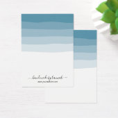 Elegant Dusty Blue Shades verhuurder Visitekaartje (Bureau)