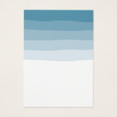 Elegant Dusty Blue Shades verhuurder Visitekaartje (Achterkant)