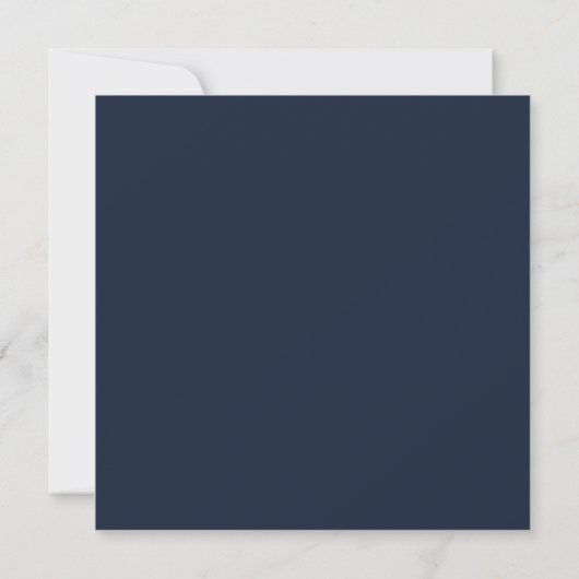 Elegant dusty blue waterverf floral bruiloft kaart (Achterkant)