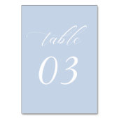 Elegant Dusty Blue Wedding Kaart (Achterkant)