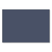 Elegant Dusty Blue Wedding Table Number Kaart (Achterkant)