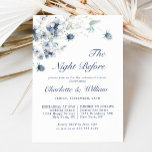 Elegant Dusty Blue Winter Foliage Rehearsal Dinner Kaart<br><div class="desc">Dit ontwerp van hoge kwaliteit is eenvoudig aan te passen aan uw trouwkleuren, -stijlen en -thema. Voor verdere aanpassing, te klikken gelieve de "pas verder"verbinding aan en ons ontwerphulpmiddel te gebruiken om deze sjabloon te wijzigen. Neem contact met me op als je hulp nodig hebt bij het wijzigen van de...</div>