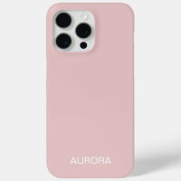 Elegant Dusty Blush gepersonaliseerde naam -
