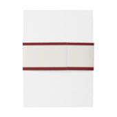 Elegant Dusty Brown Autumn Foliage Fall Wedding Uitnodigingen Wikkel (Achterkant Voorbeeld)