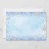 Elegant Dusty Christmas Mis Quince Save The Date Kaart (Achterkant)