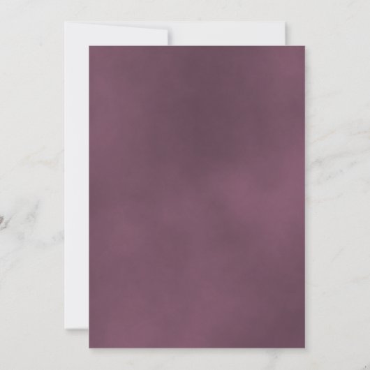 Elegant Dusty Mauve Roos We doen nog steeds geloft Kaart (Achterkant)