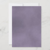 Elegant Dusty Paars Roos Moderne katholieke bruilo Kaart (Achterkant)