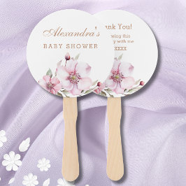 Elegant Dusty Pink Roses Baby shower Handwaaier