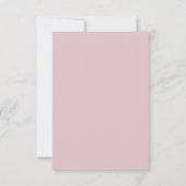 Elegant Dusty Pink Waterverf Floral Eucalyptus Save The Date (Achterkant)