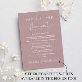 Elegant Dusty Roos Foto bruiloft Kaart