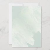 Elegant Dusty Roos & Green Floral Let's Celebrate Kaart (Achterkant)