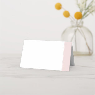 Elegant Dusty Roos Pink Stripe Wedding Plaatskaartje